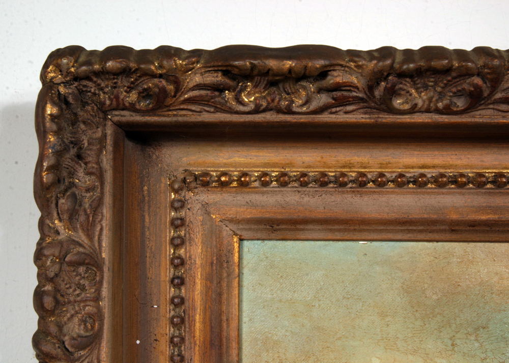 Oil on Board Study of William van de Velde II's "Entrance to a Dutch Port"