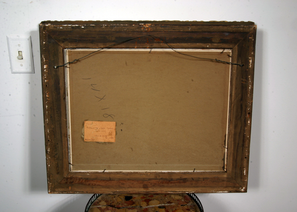 Oil on Board Study of William van de Velde II's "Entrance to a Dutch Port"