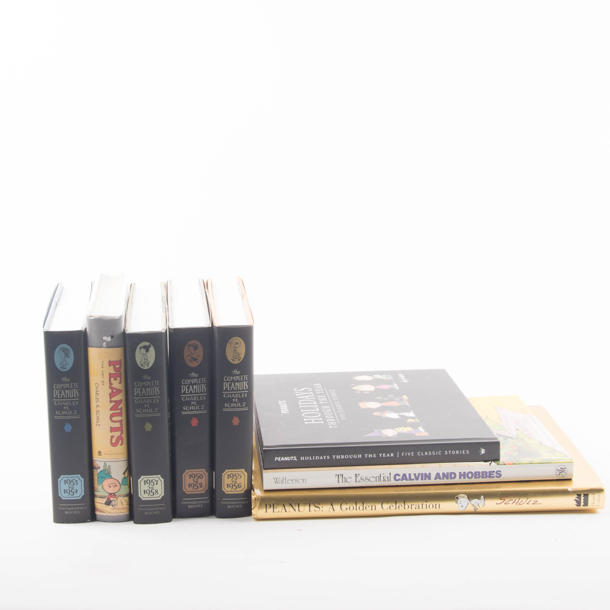 Collection of Comic Strip Books Featuring Peanuts