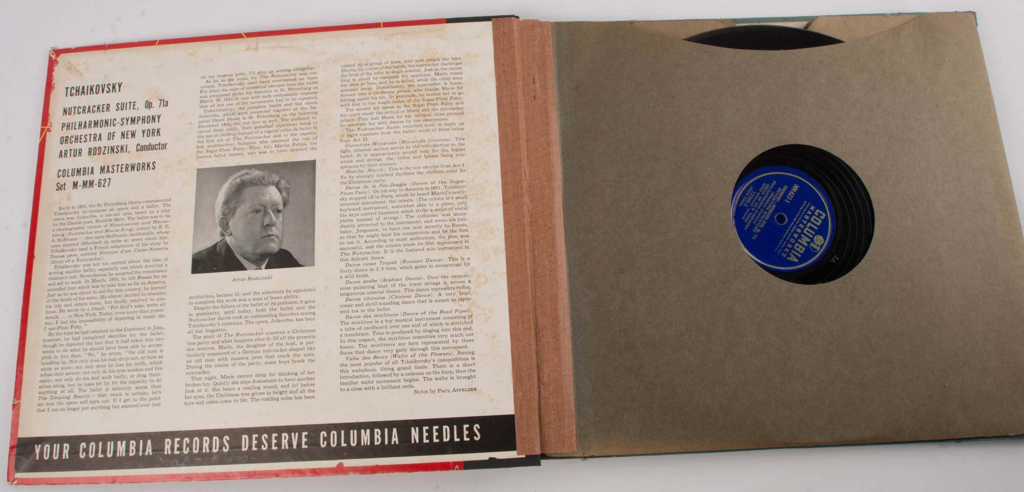 Vintage Columbia Masterworks Recording of Tchaikovsky's "Nutcracker Suite"