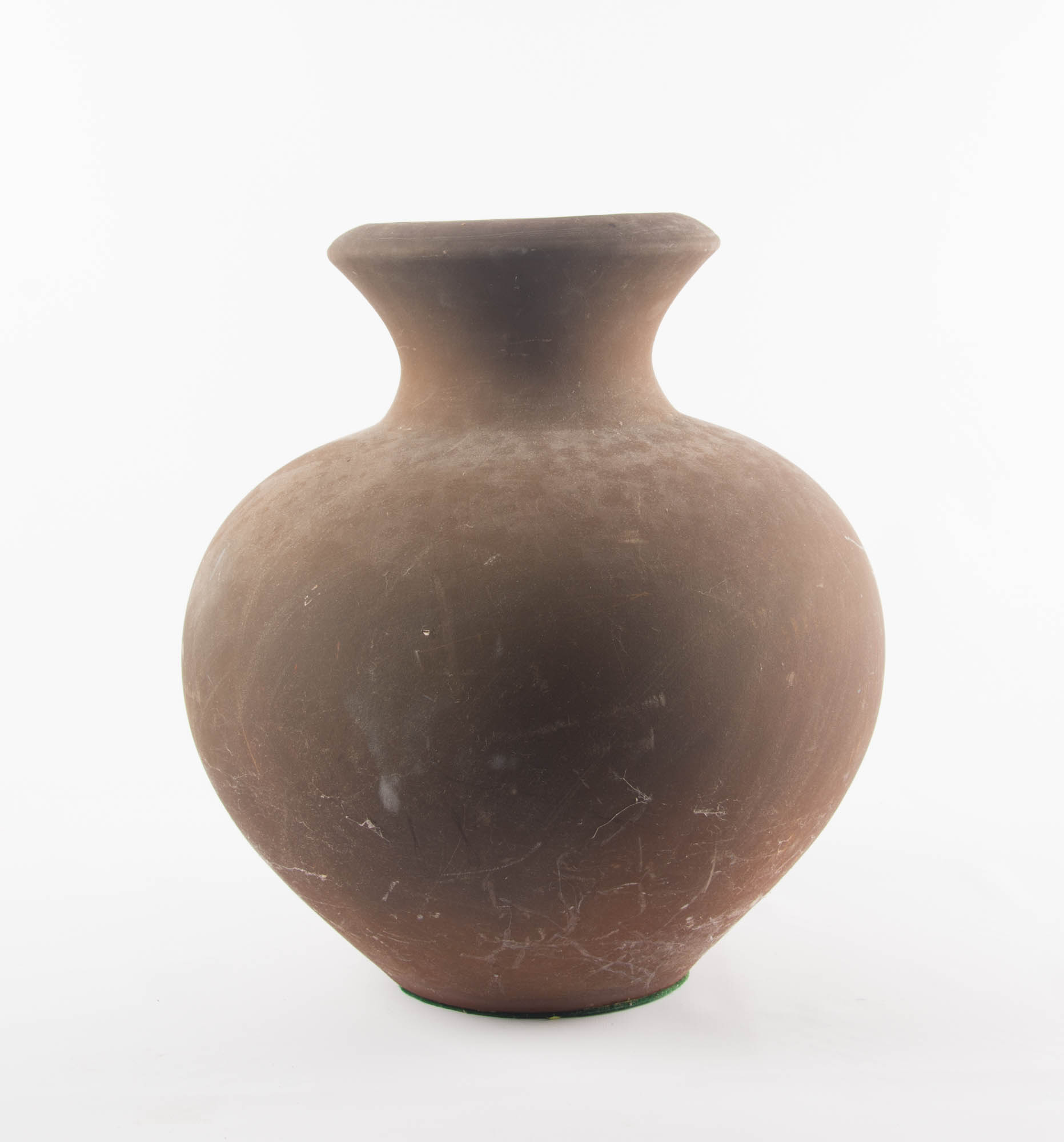 Large Brown Pottery Vase