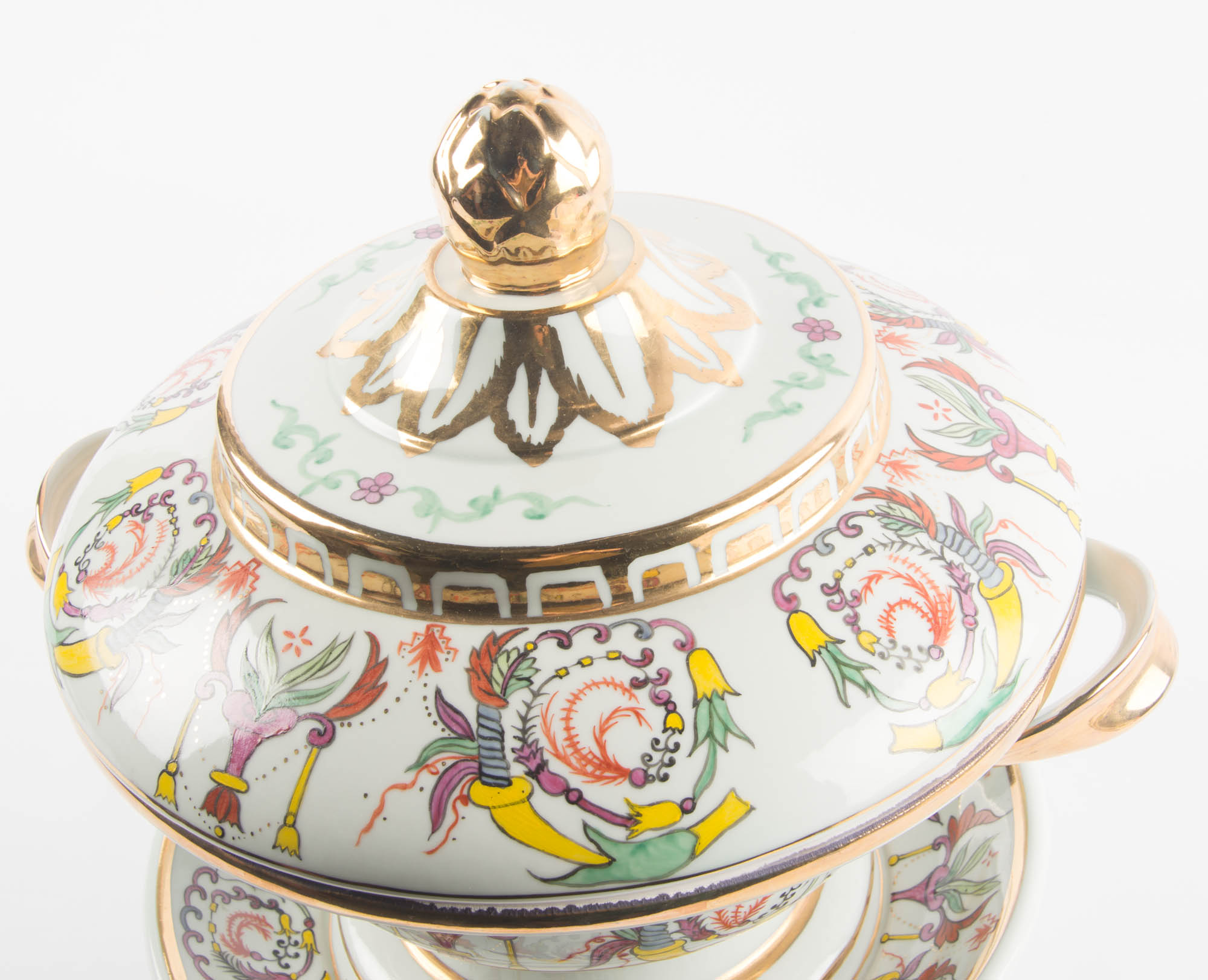 Ceramic Tureen and Platter