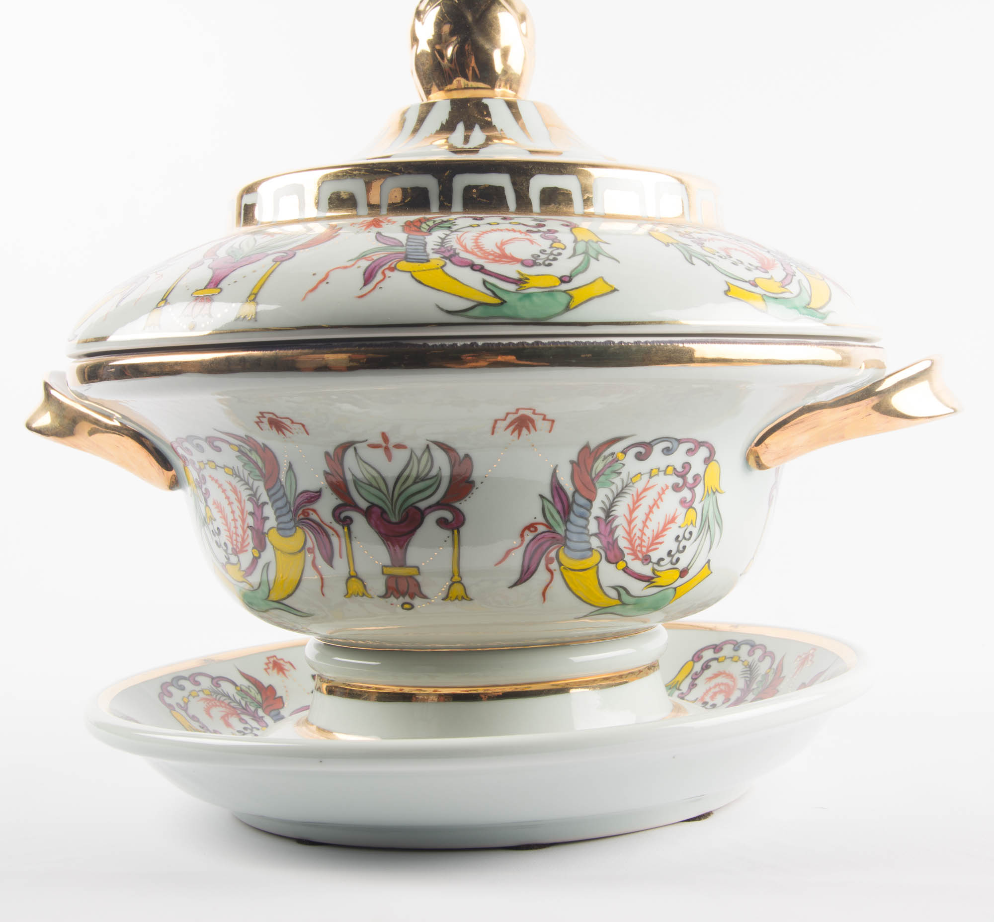 Ceramic Tureen and Platter