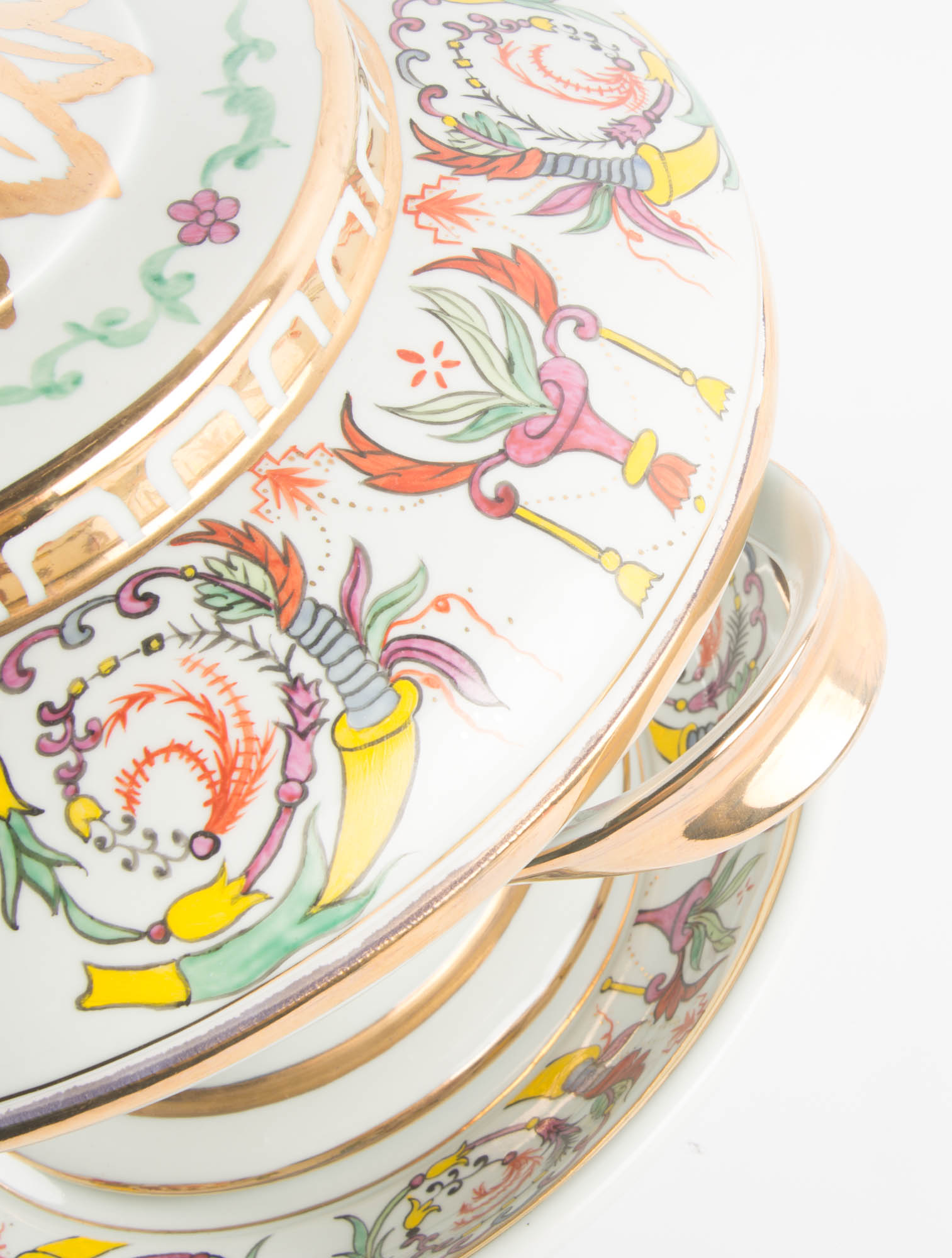 Ceramic Tureen and Platter