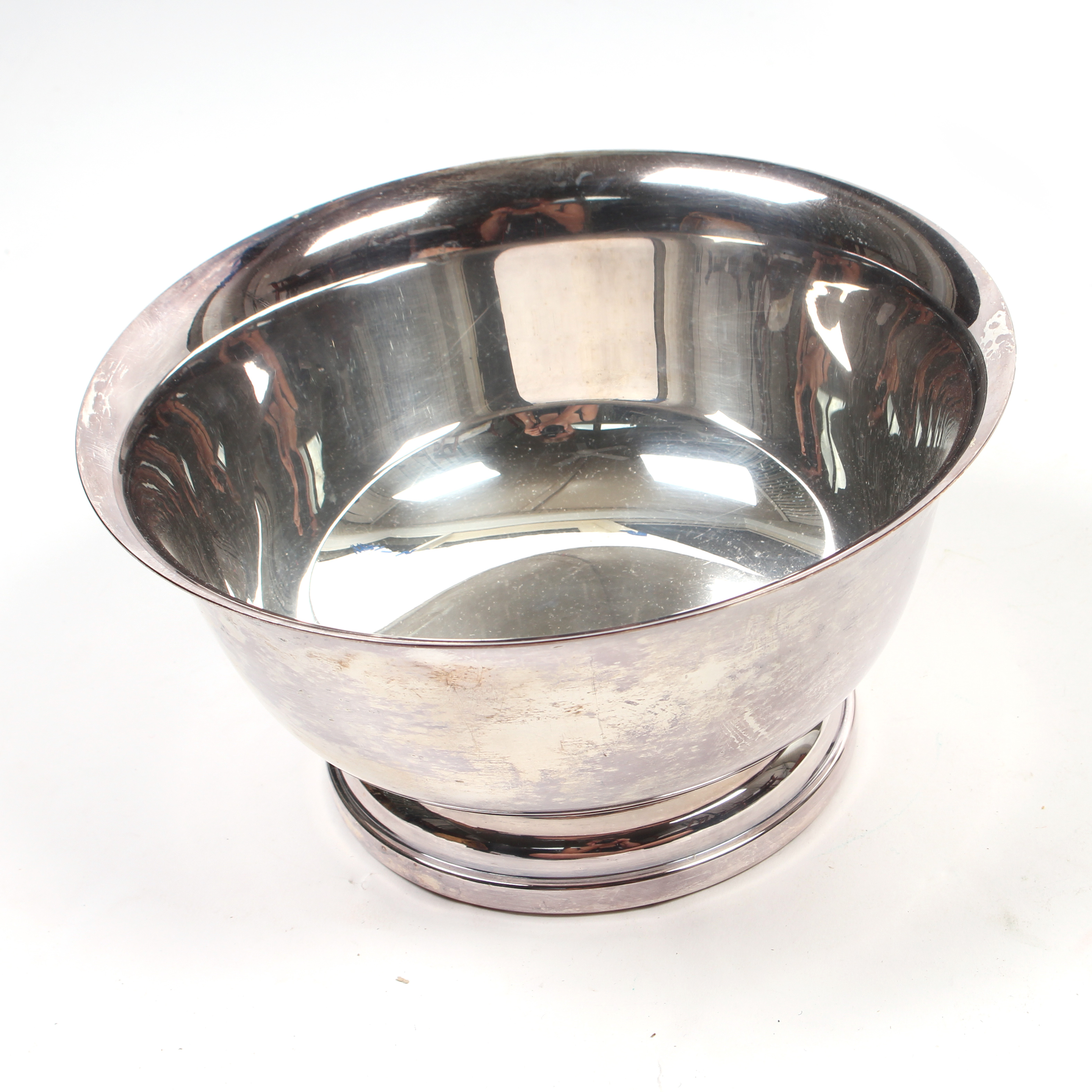 Collection of Silver Plate and Pewter Serving Dishes