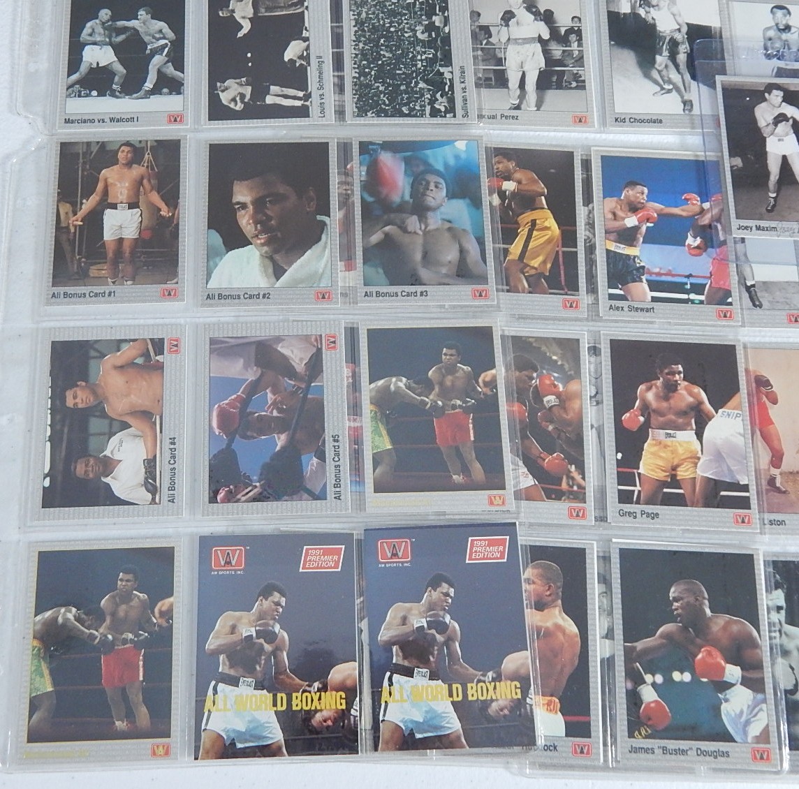 1991 All World Boxing Cards