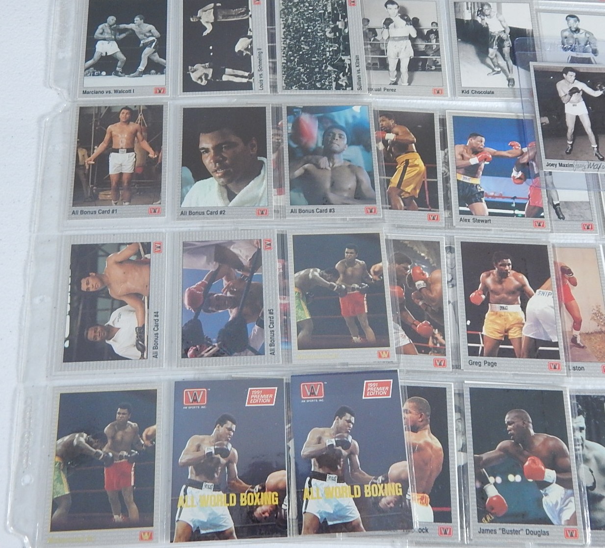1991 All World Boxing Cards