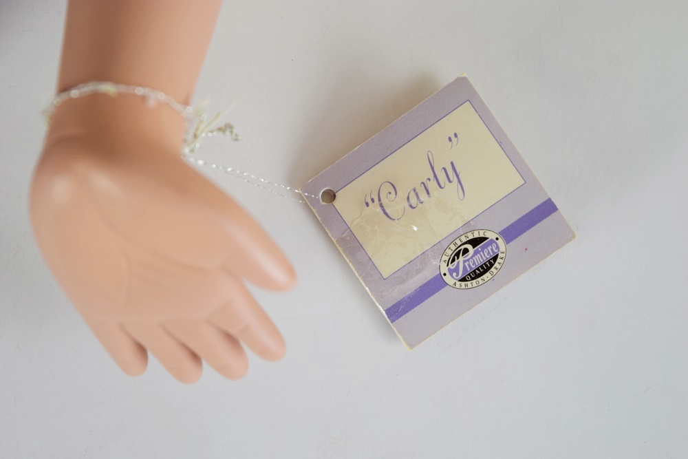 Collectible Ashton-Drake Galleries "Carly" Porcelain Doll, New in Original Box