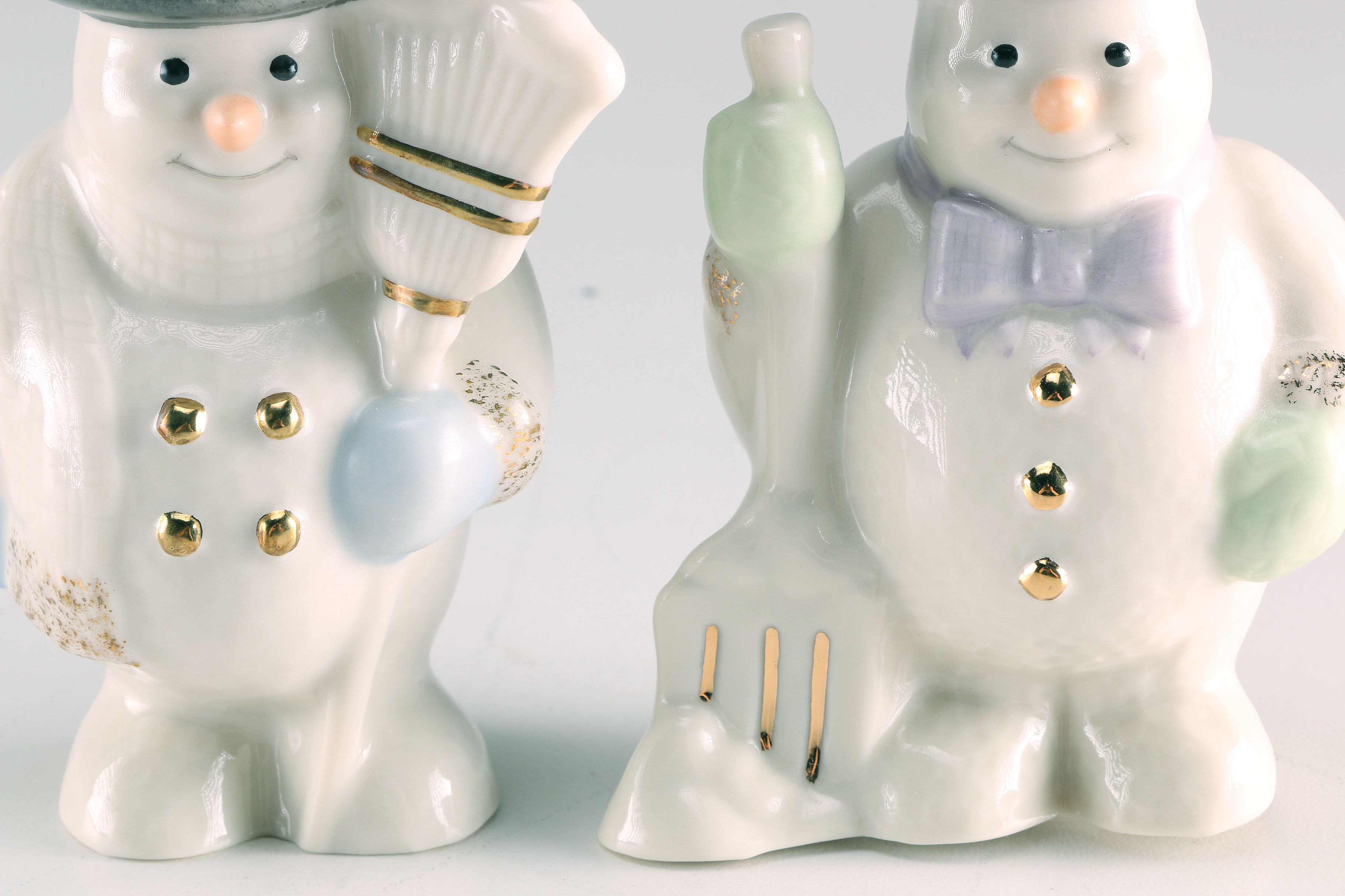 Lenox Snowmen Salt and Pepper Shakers