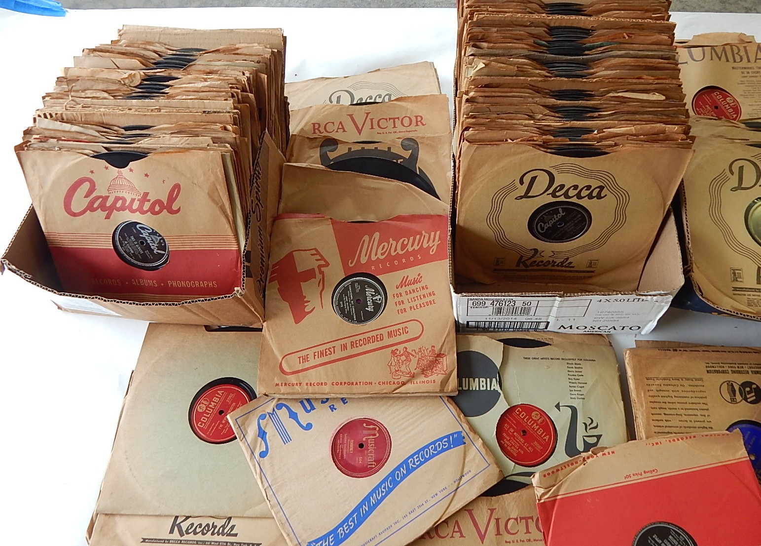 Large Vintage 10" Album Collection