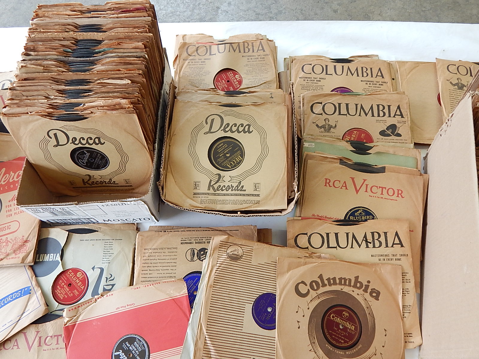 Large Vintage 10" Album Collection