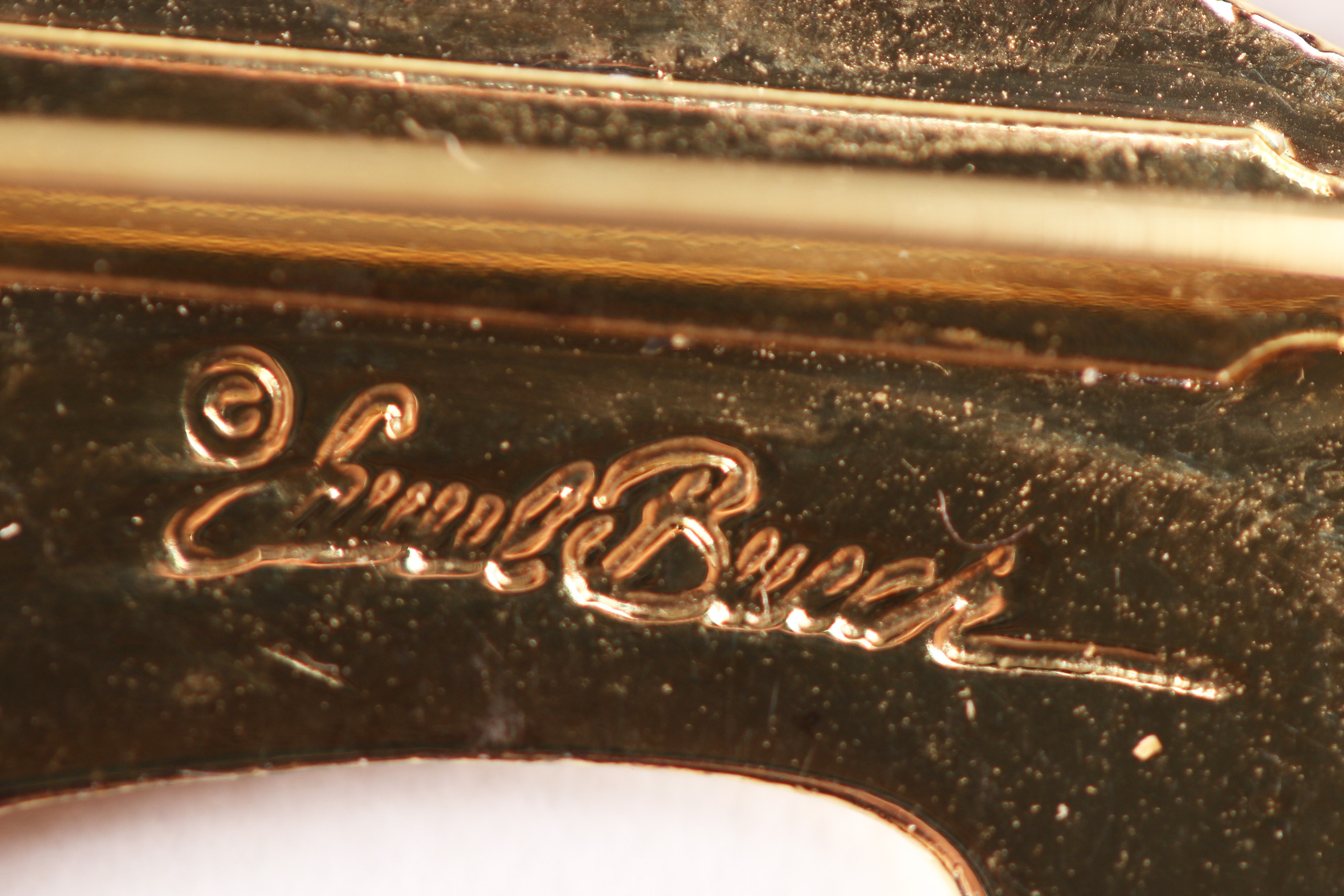 Laurel Burch Enameled Lizard Brooch