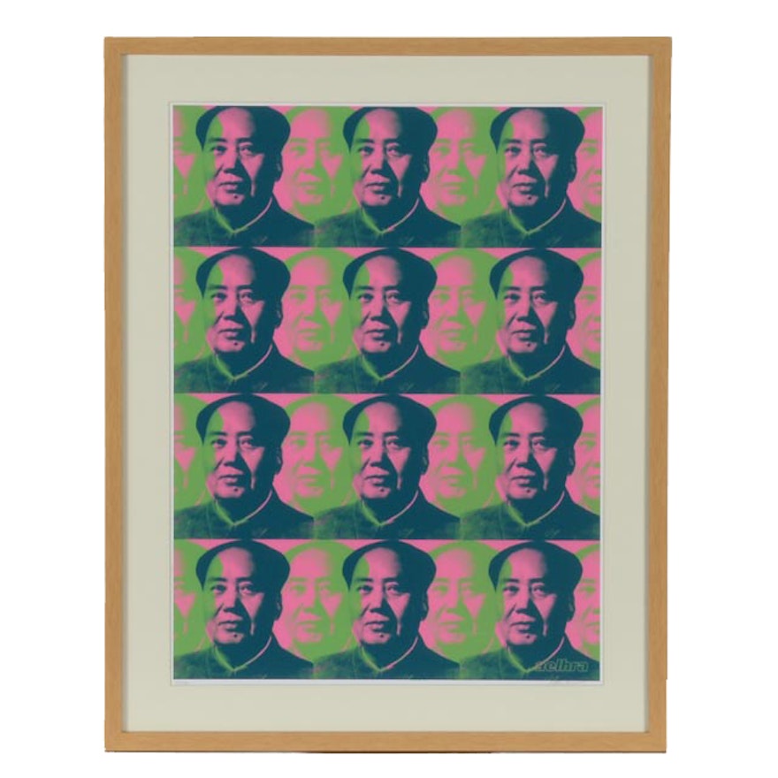 Aelhra Limited Edition Signed and Numbered Serigraph "Many Mao 2"