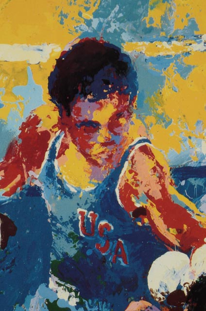 Leroy Neiman Signed Offset Lithograph "Olympiad Moscow 1980"