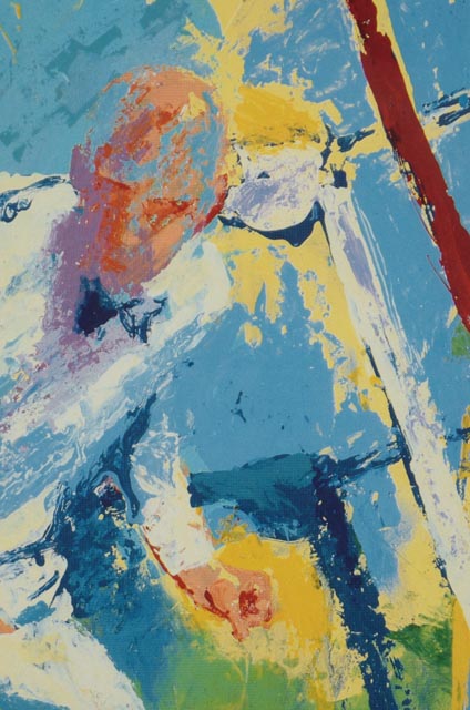 Leroy Neiman Signed Offset Lithograph "Olympiad Moscow 1980"