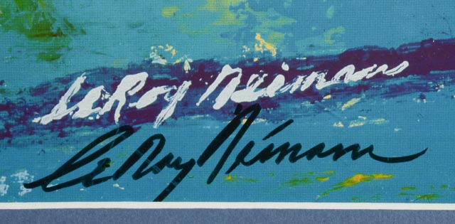 Leroy Neiman Signed Offset Lithograph "Olympiad Moscow 1980"