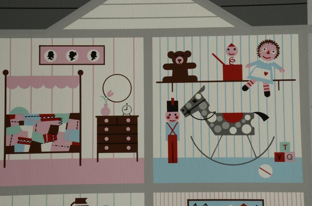 Edie Harper Signed Limited Edition Serigraph "Cat and House"