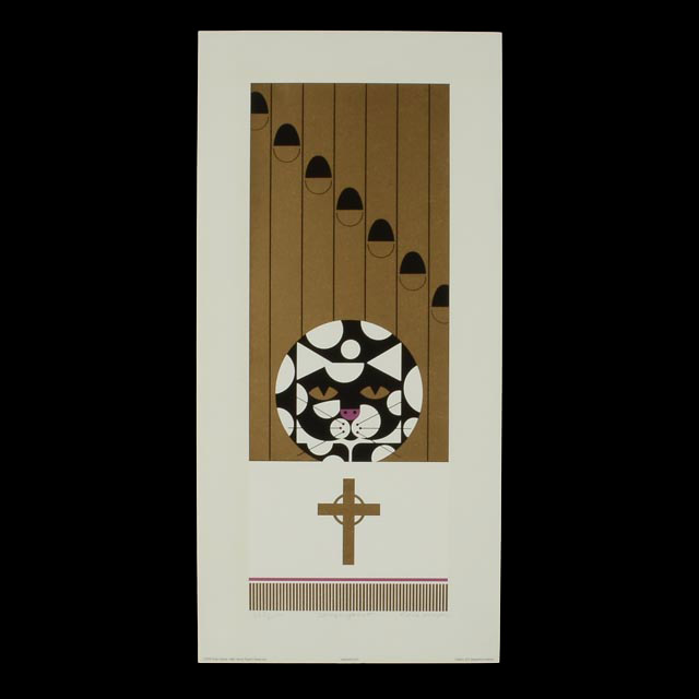 Edie Harper Signed Limited Edition Serigraph "Magnificat"