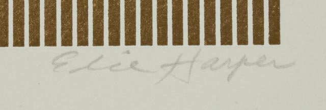 Edie Harper Signed Limited Edition Serigraph "Magnificat"