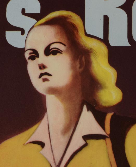 Original World War II War Bonds Poster "She's Ready, Too"