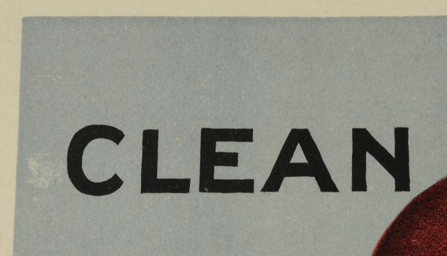 Original World War I Poster "Clean Over: A Trench is No Place Like Home but the YMCA is the Next Best Thing"