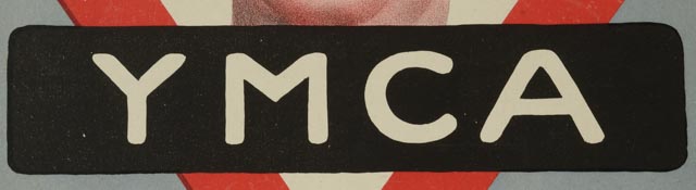 Original World War I Poster "Clean Over: A Trench is No Place Like Home but the YMCA is the Next Best Thing"