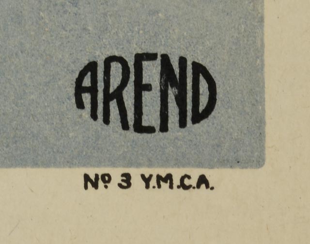 Original World War I Poster "Clean Over: A Trench is No Place Like Home but the YMCA is the Next Best Thing"