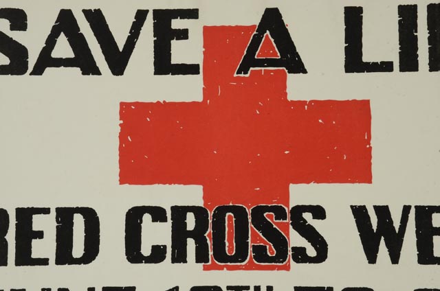 Original World War I Red Cross Week Propaganda Poster