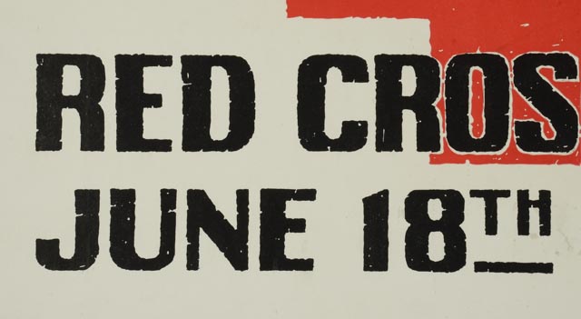 Original World War I Red Cross Week Propaganda Poster