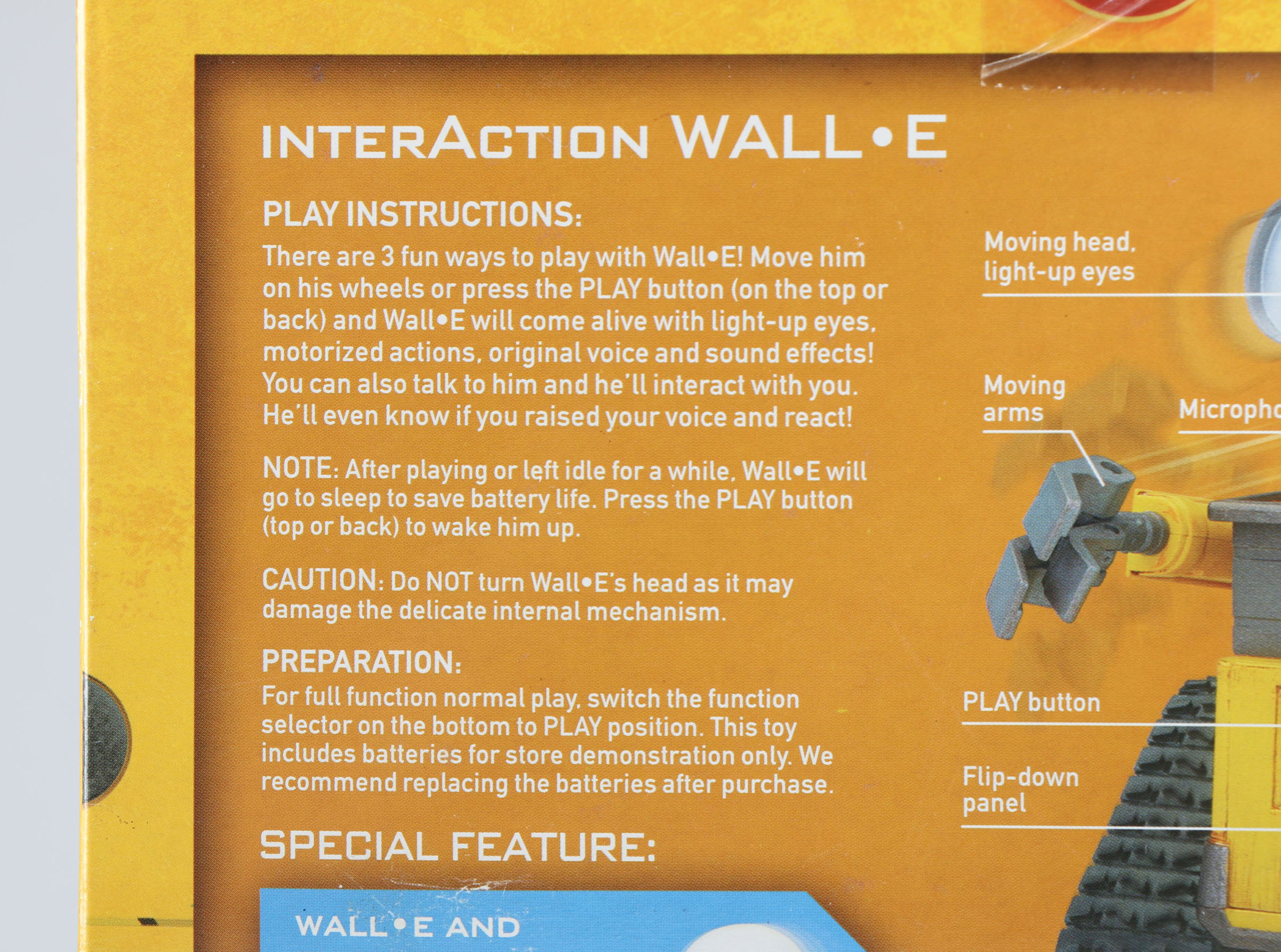 Wall-e Interactive Toy New in the Box