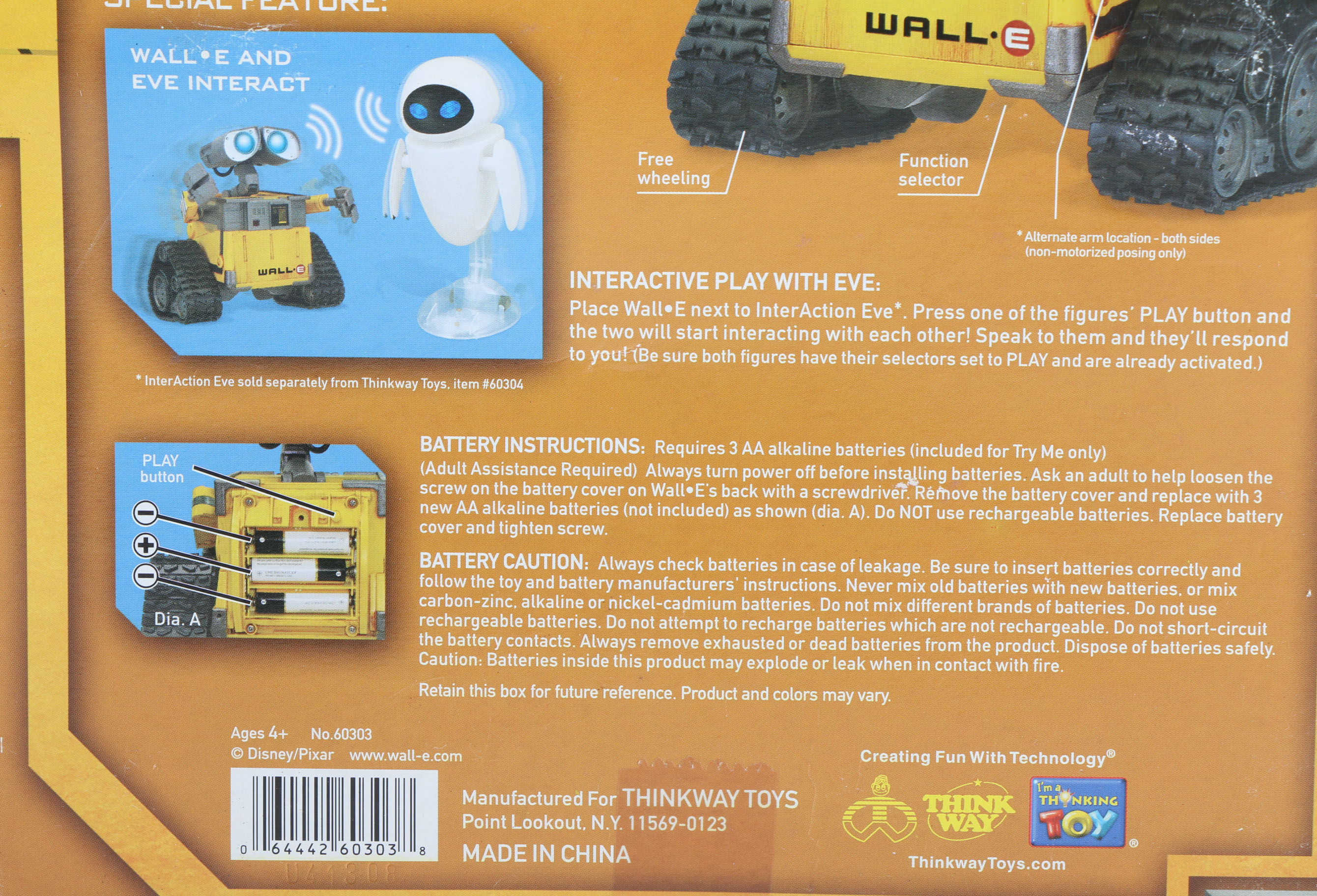 Wall-e Interactive Toy New in the Box