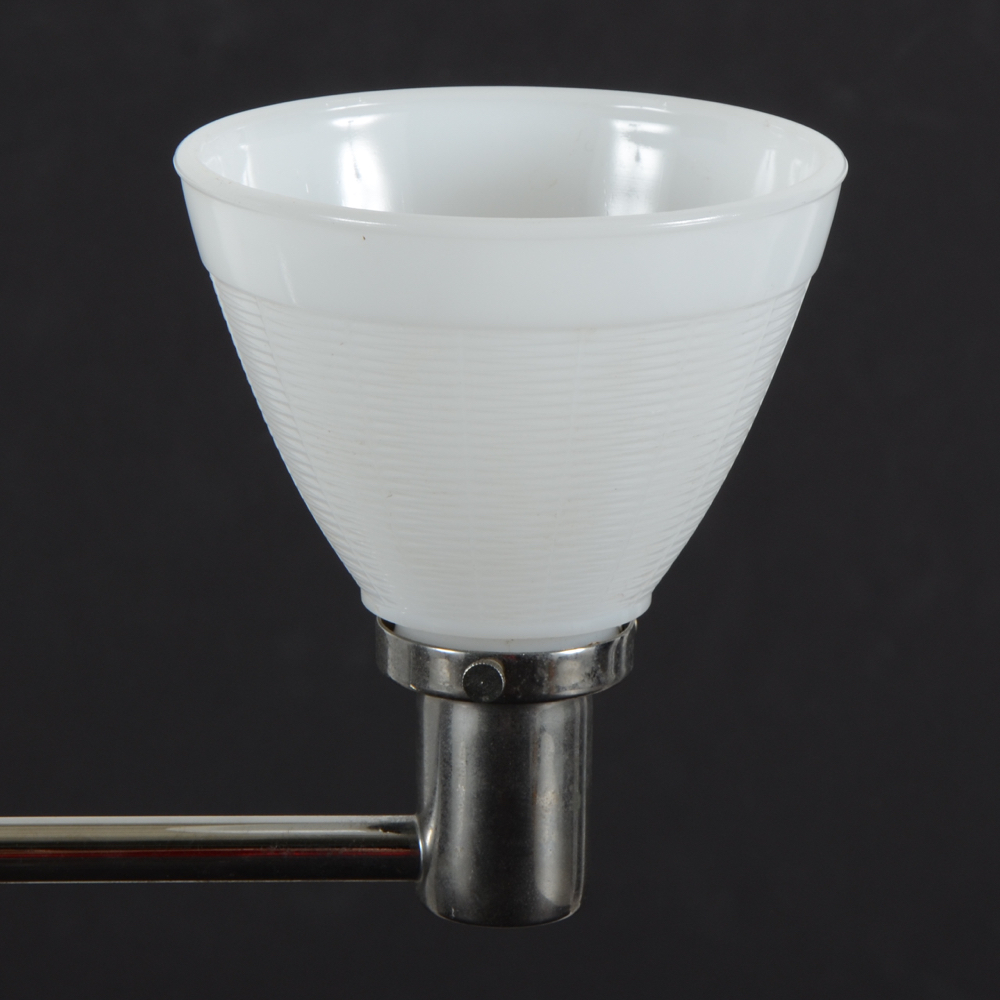 Nessen Swing Arm Chrome Lamp