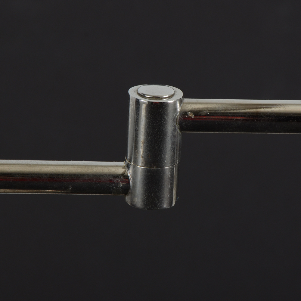 Nessen Swing Arm Chrome Lamp