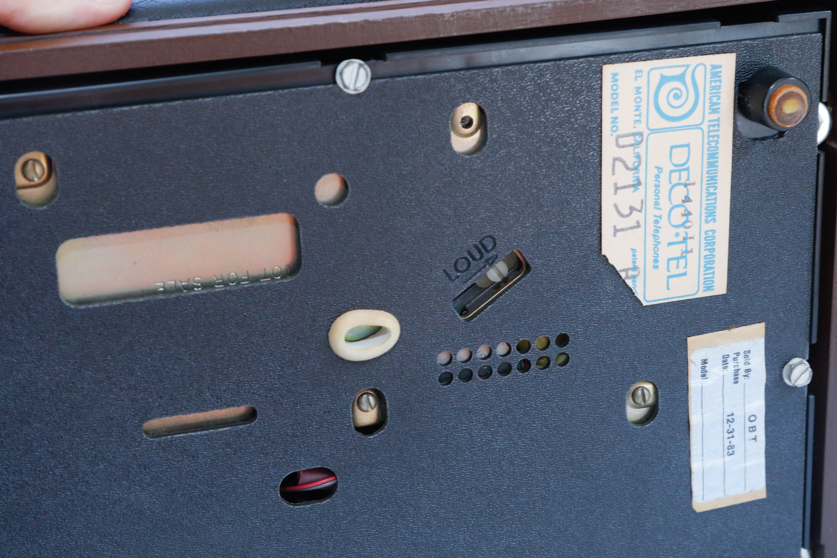 Vintage Deco-Tel Personal Telephone