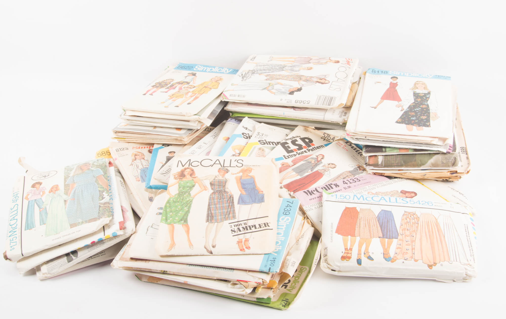 Vintage Women's and Girls Sewing Pattern Collection