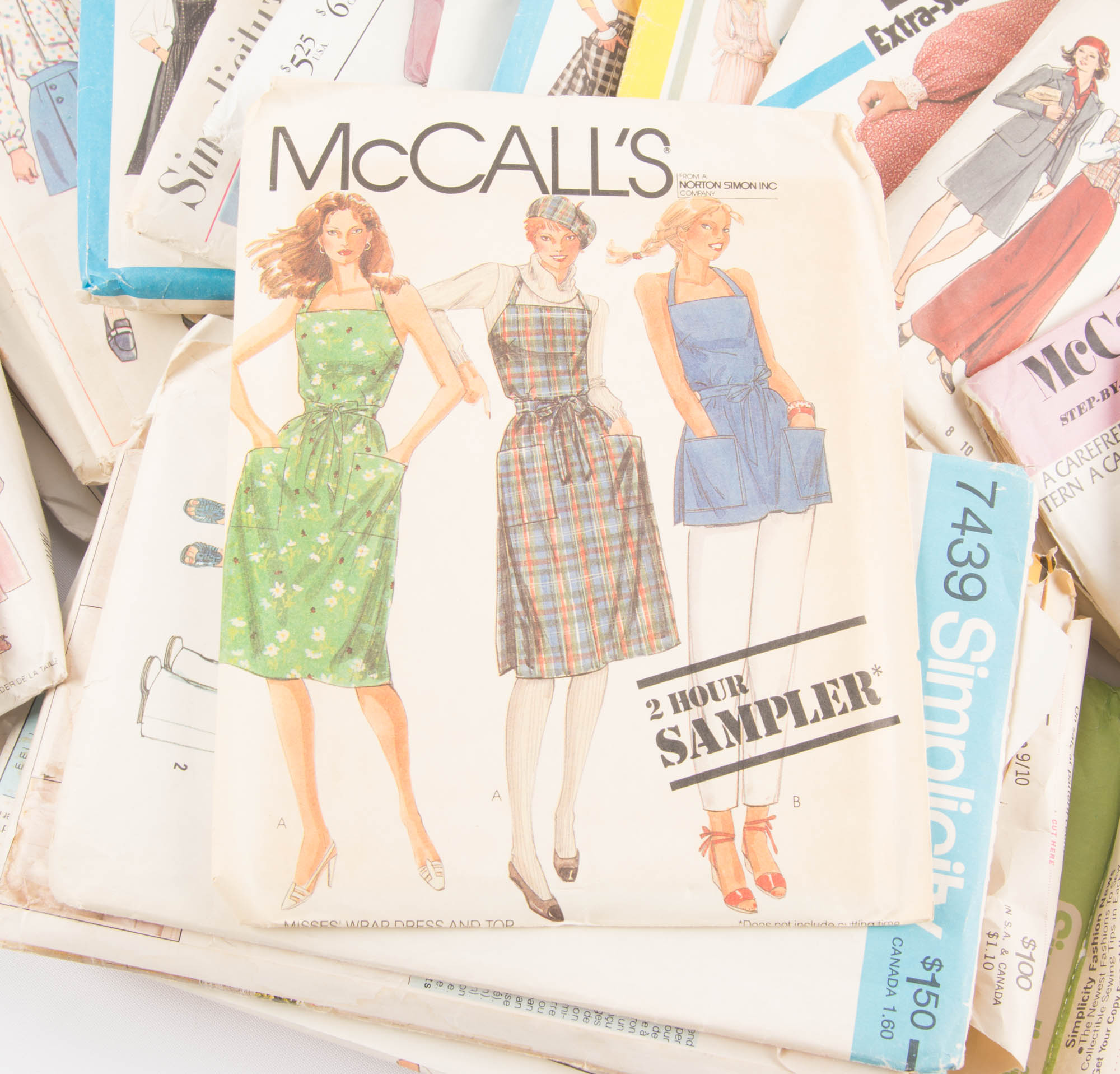 Vintage Women's and Girls Sewing Pattern Collection