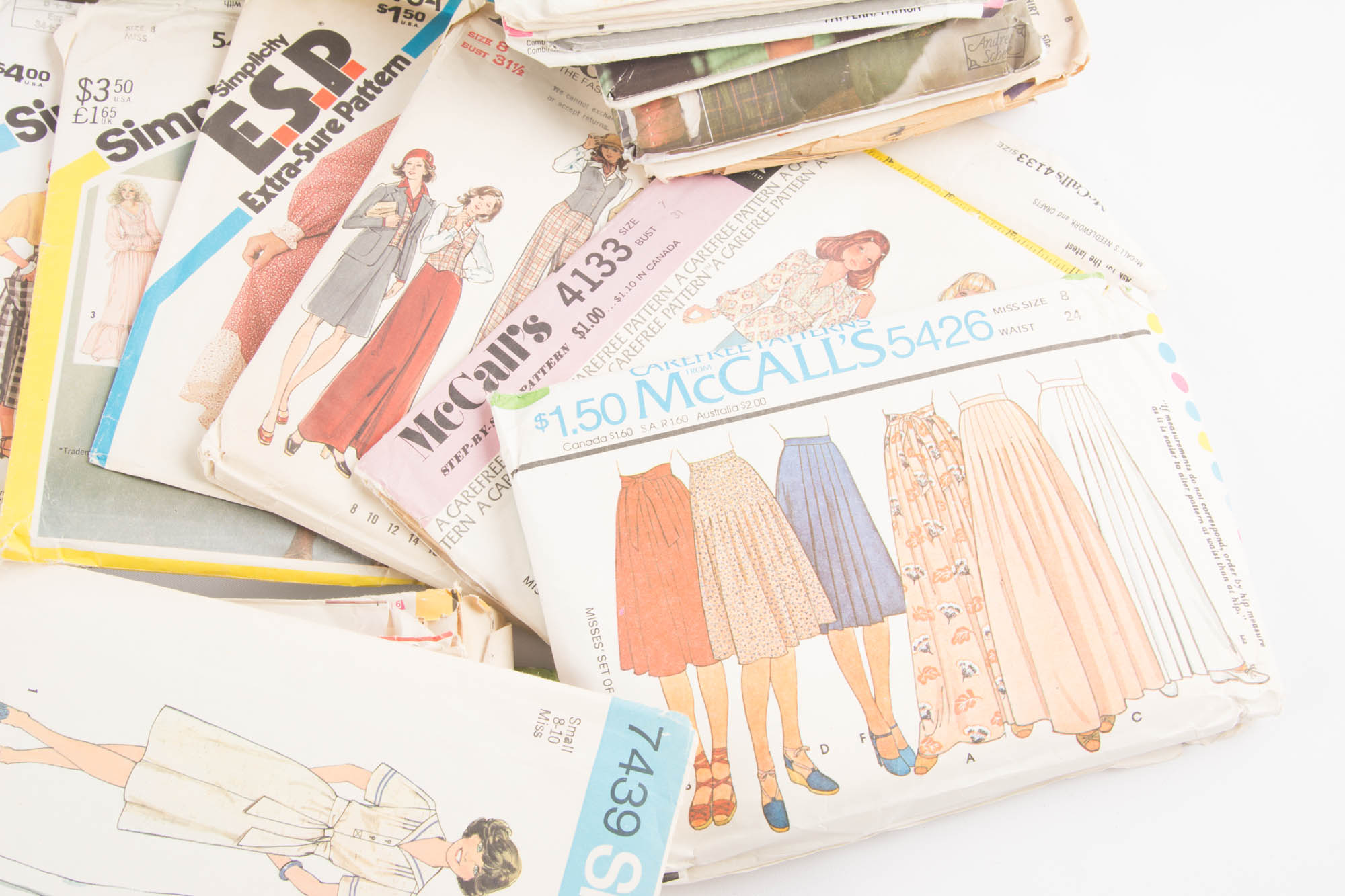 Vintage Women's and Girls Sewing Pattern Collection