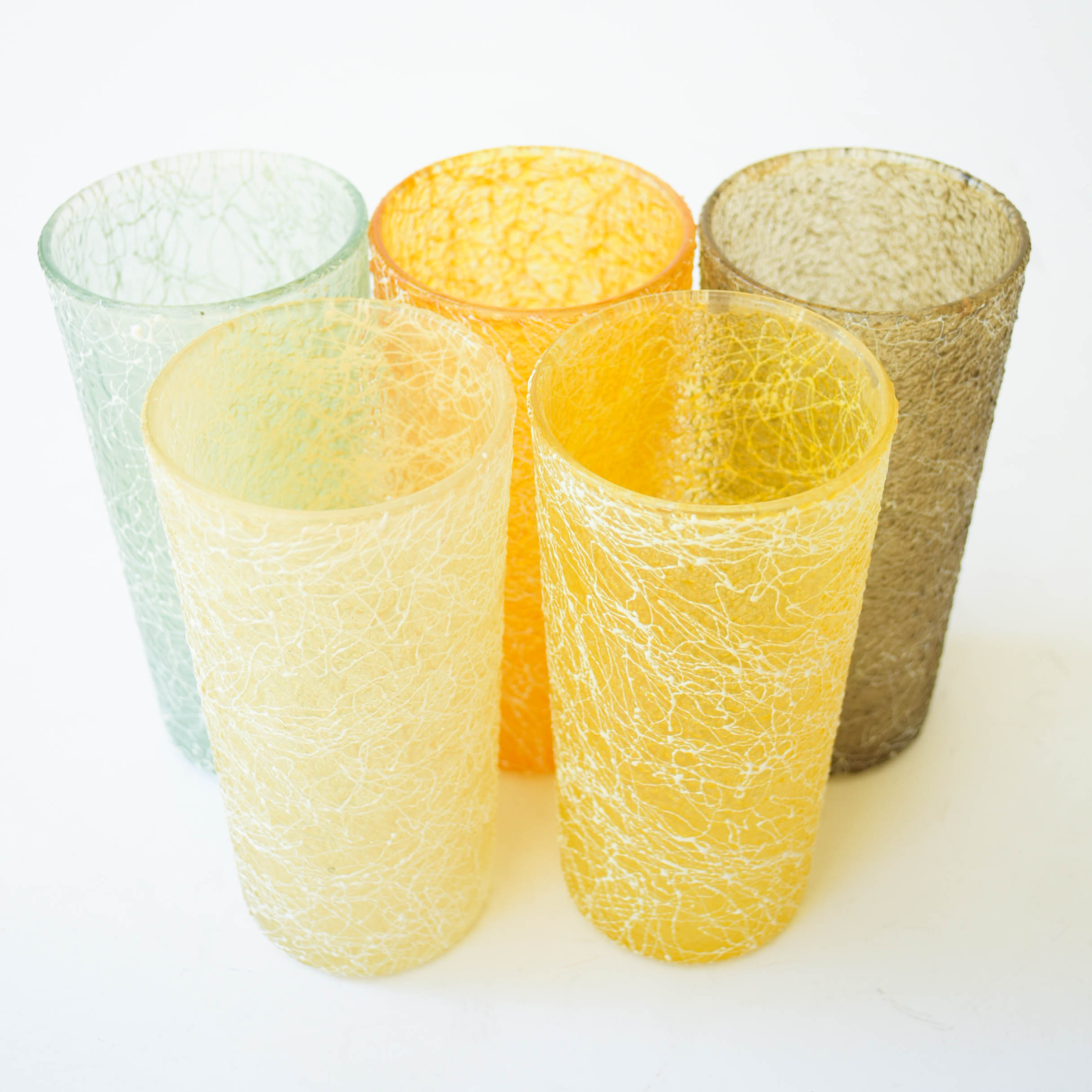 1950s Spagetti String Iced Tea Glasses