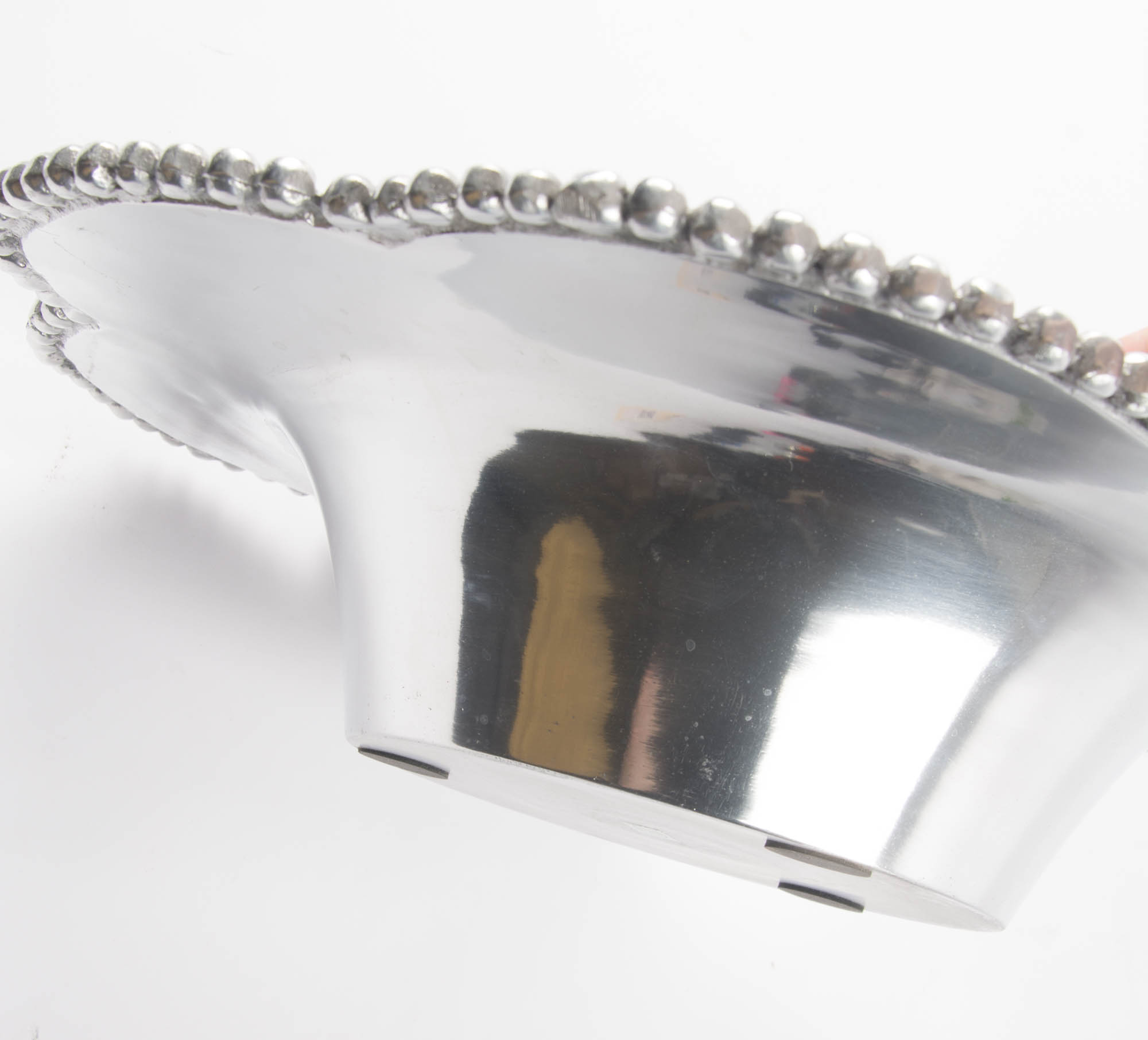 Decorative Aluminum Serving Bowl