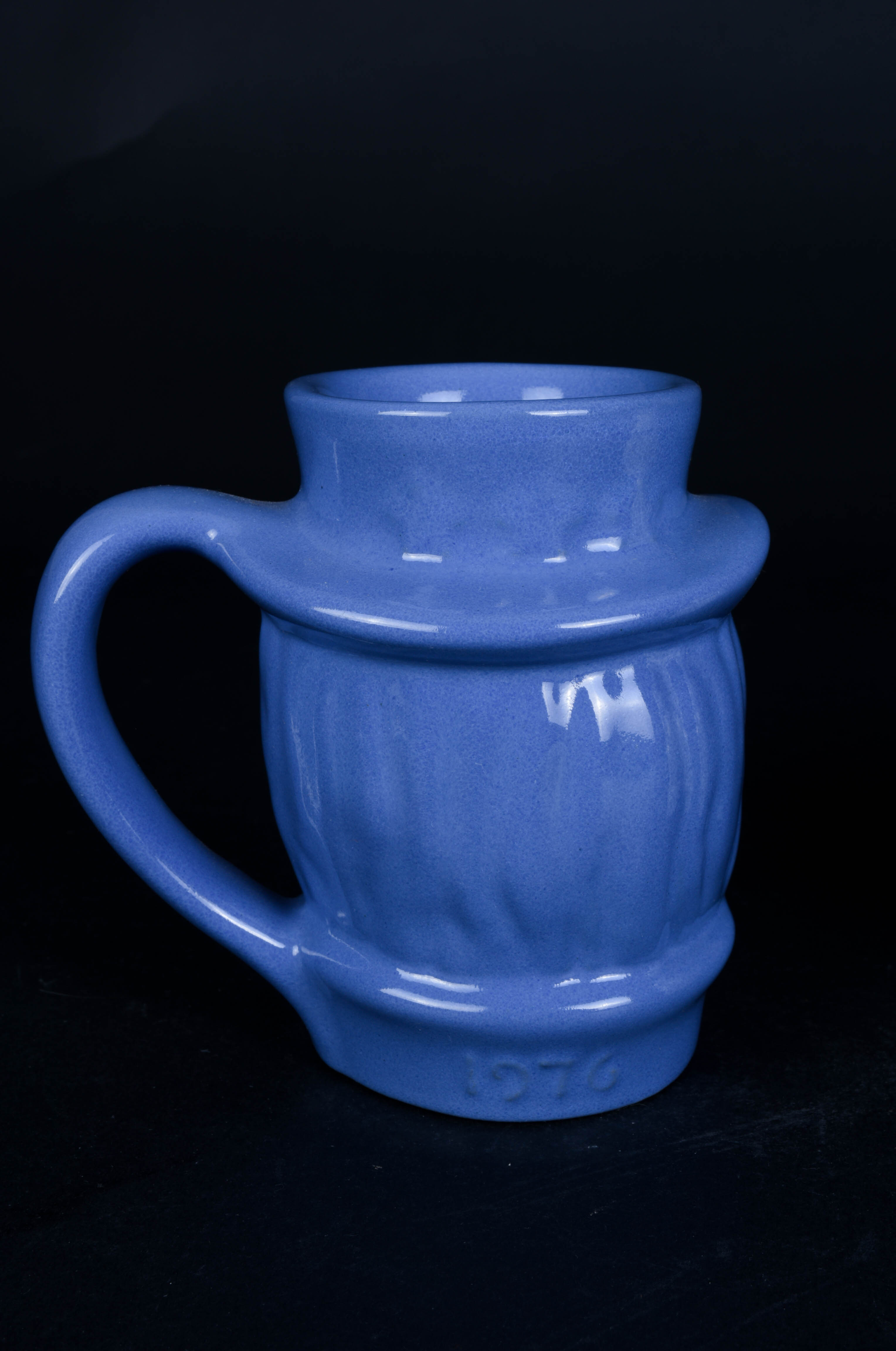 Pair of Frankoma Pottery Bi-Centennial Uncle Sam Mugs