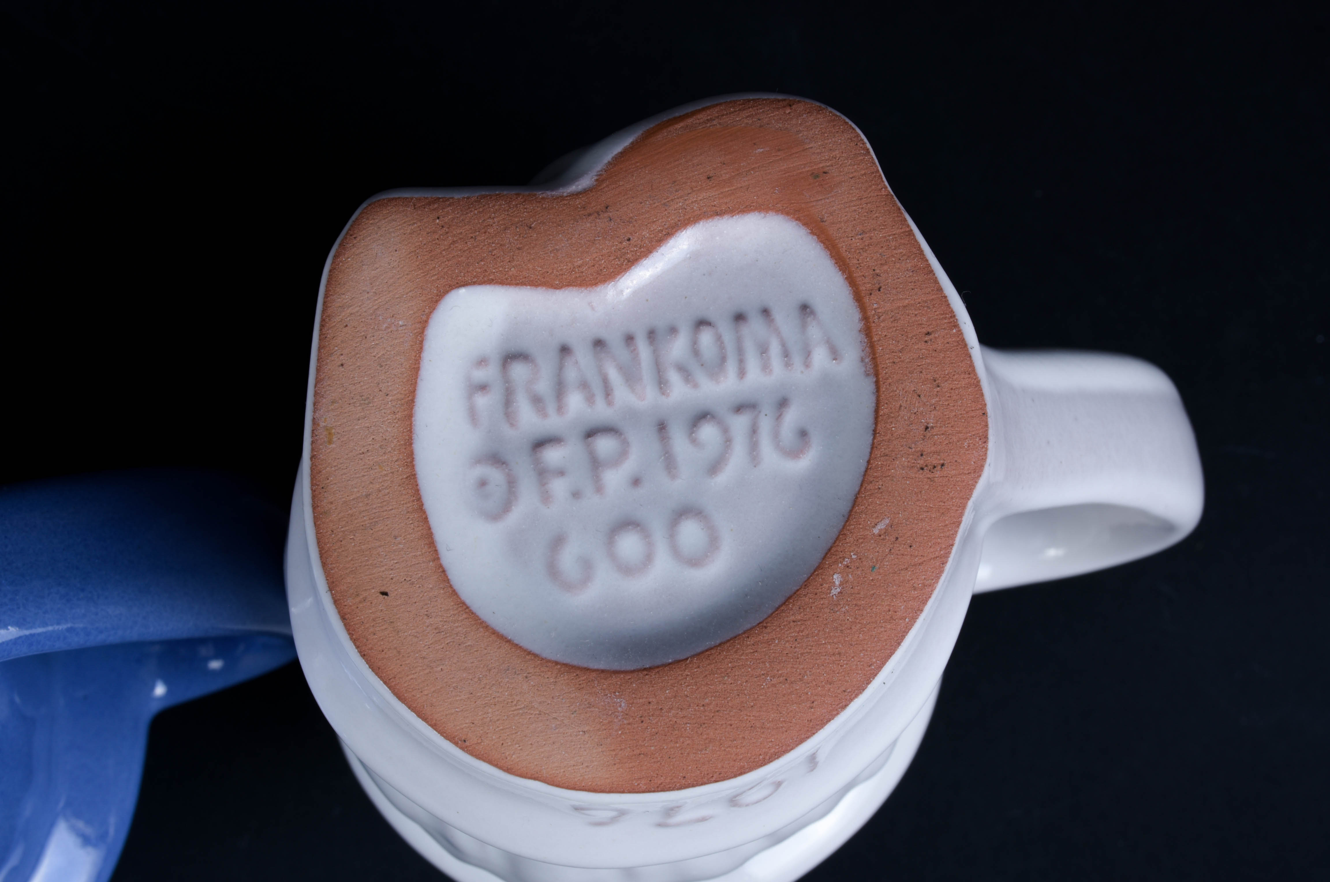 Pair of Frankoma Pottery Bi-Centennial Uncle Sam Mugs