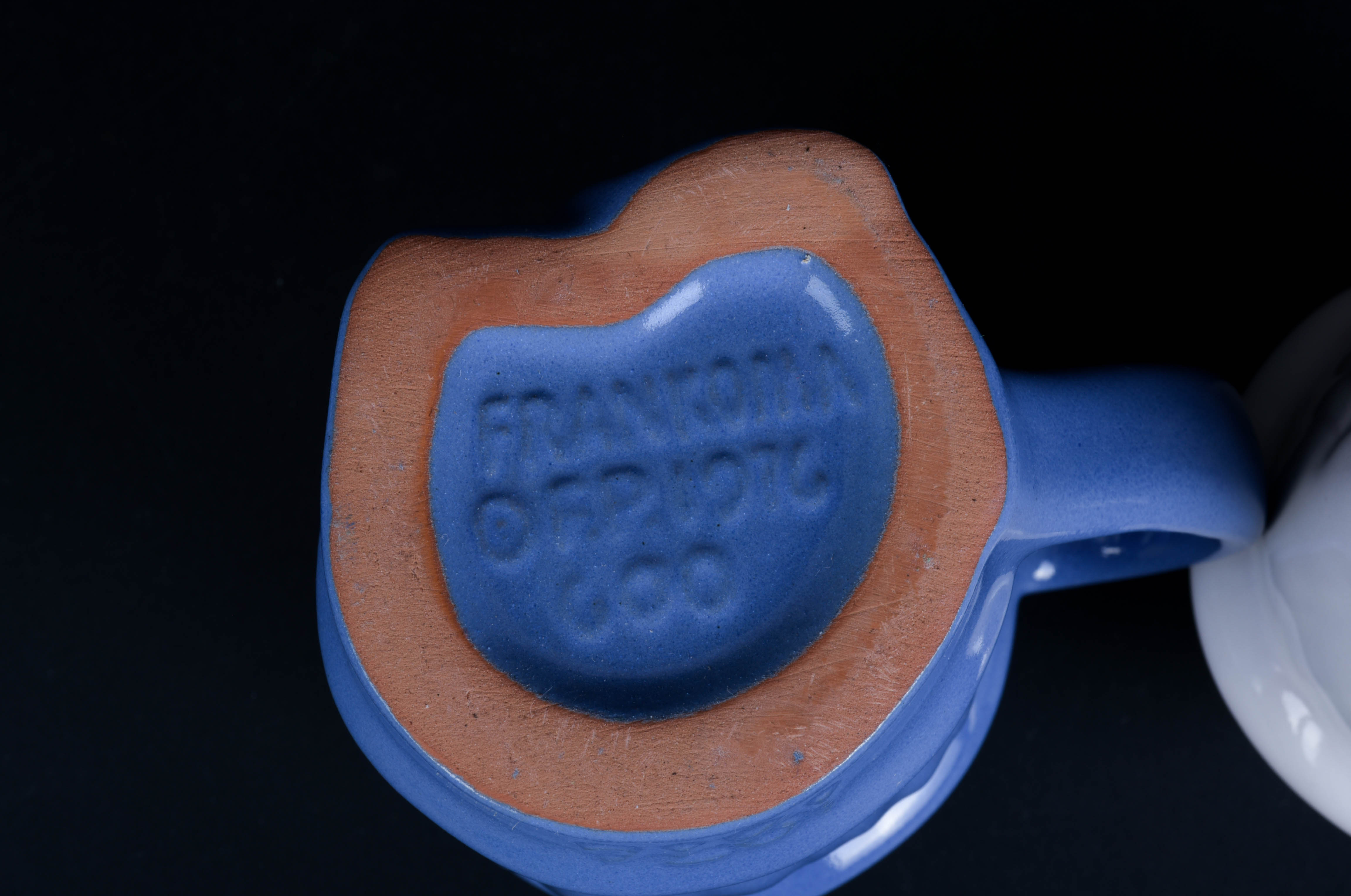 Pair of Frankoma Pottery Bi-Centennial Uncle Sam Mugs