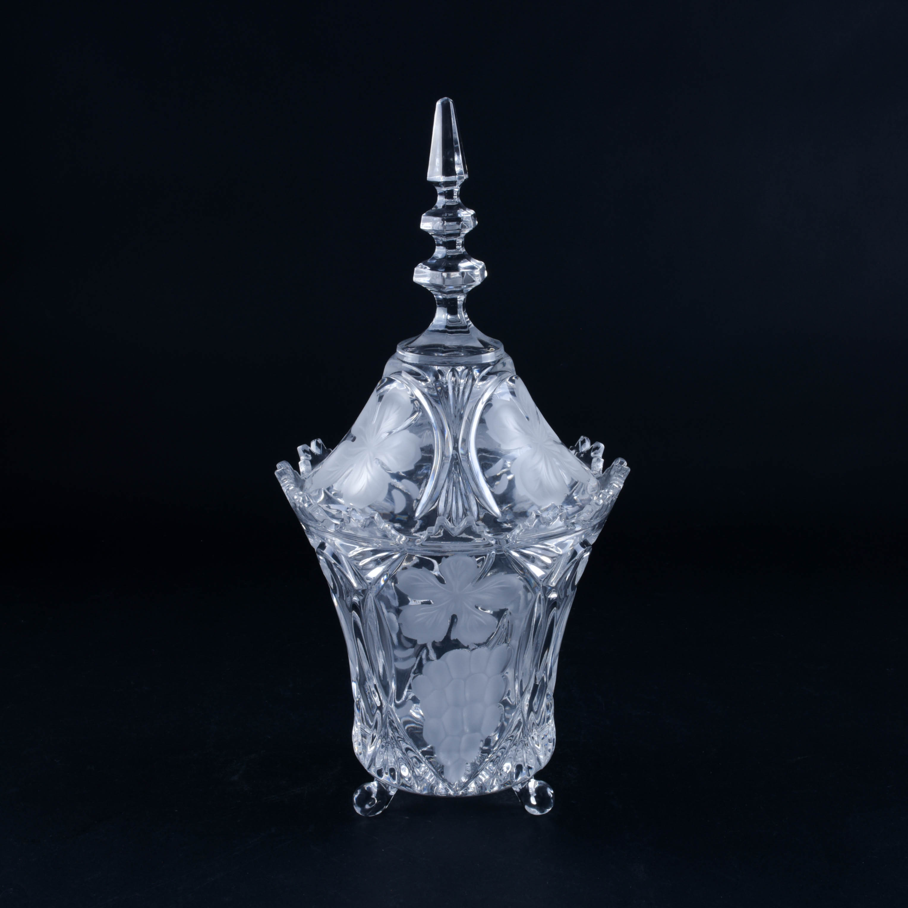 Crystal Lidded Candy Jar