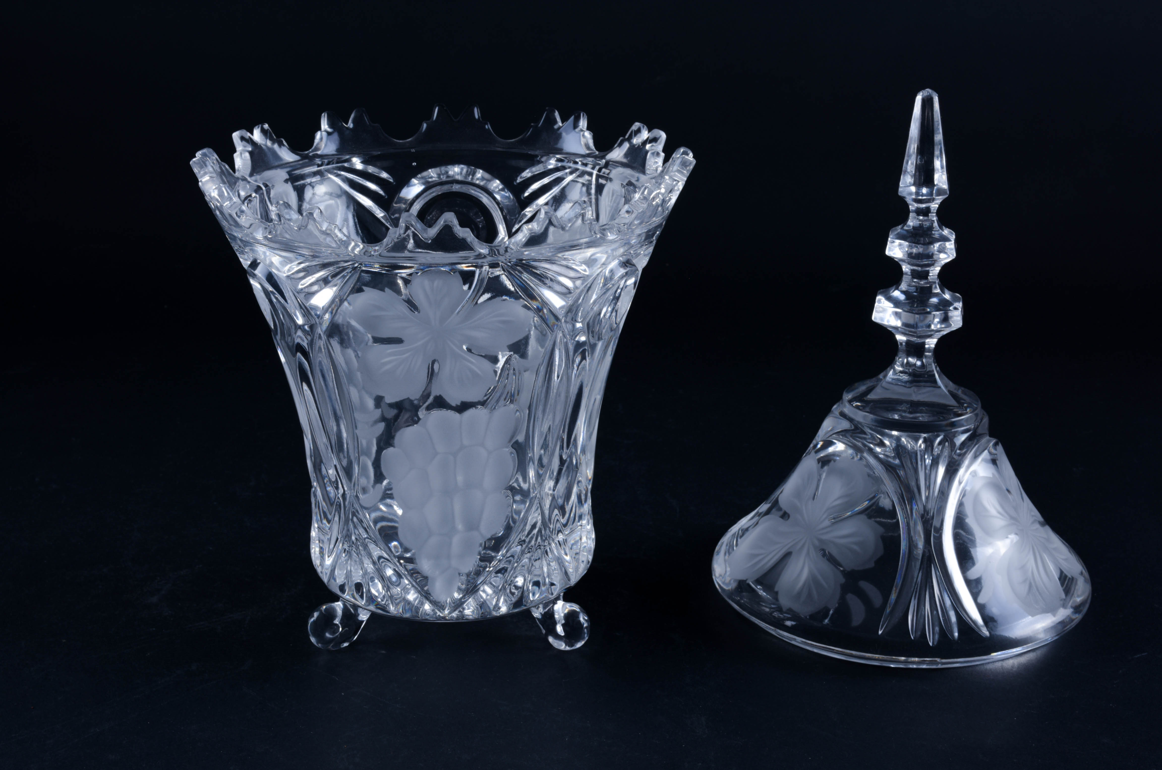 Crystal Lidded Candy Jar