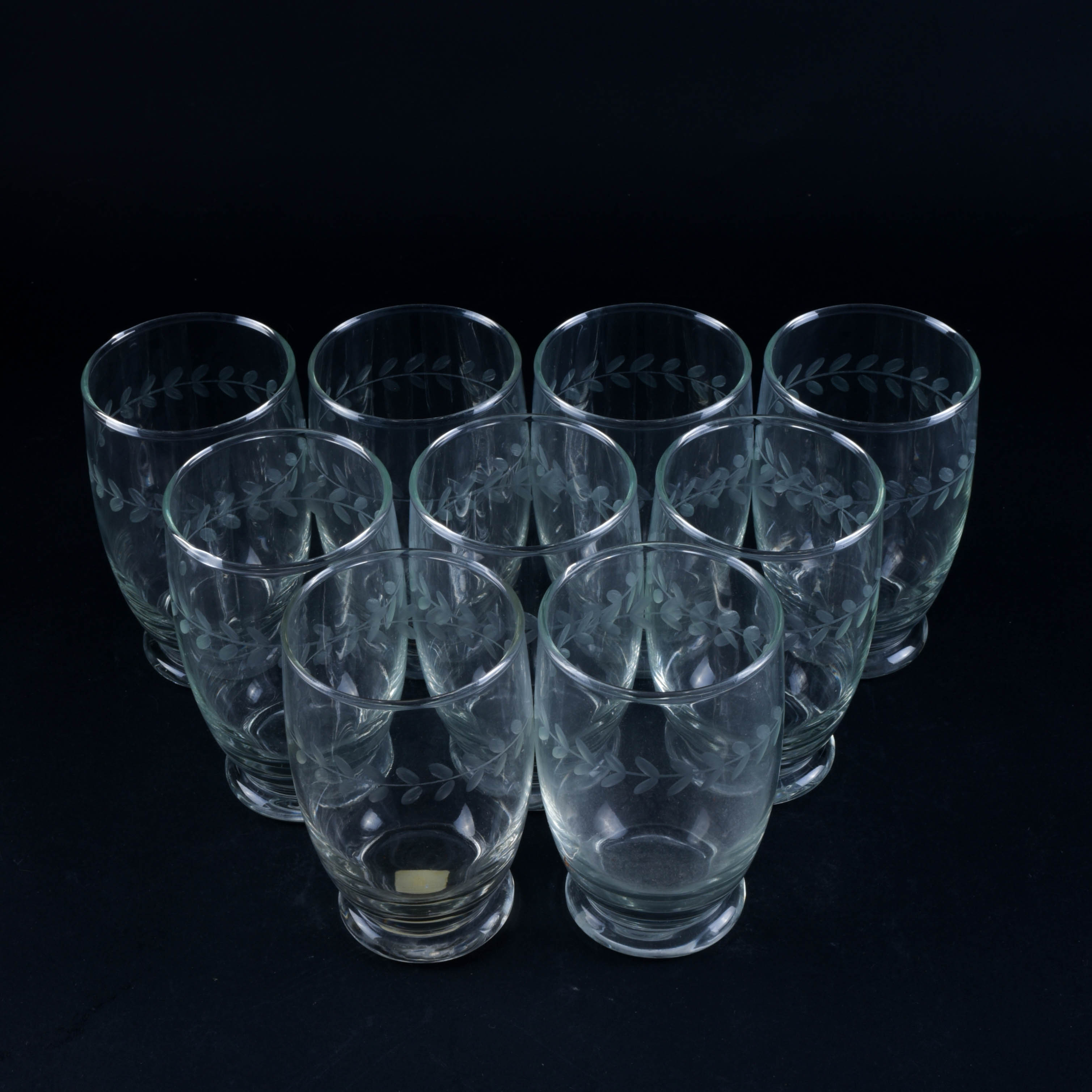 Cut Glass Rocks Glasses