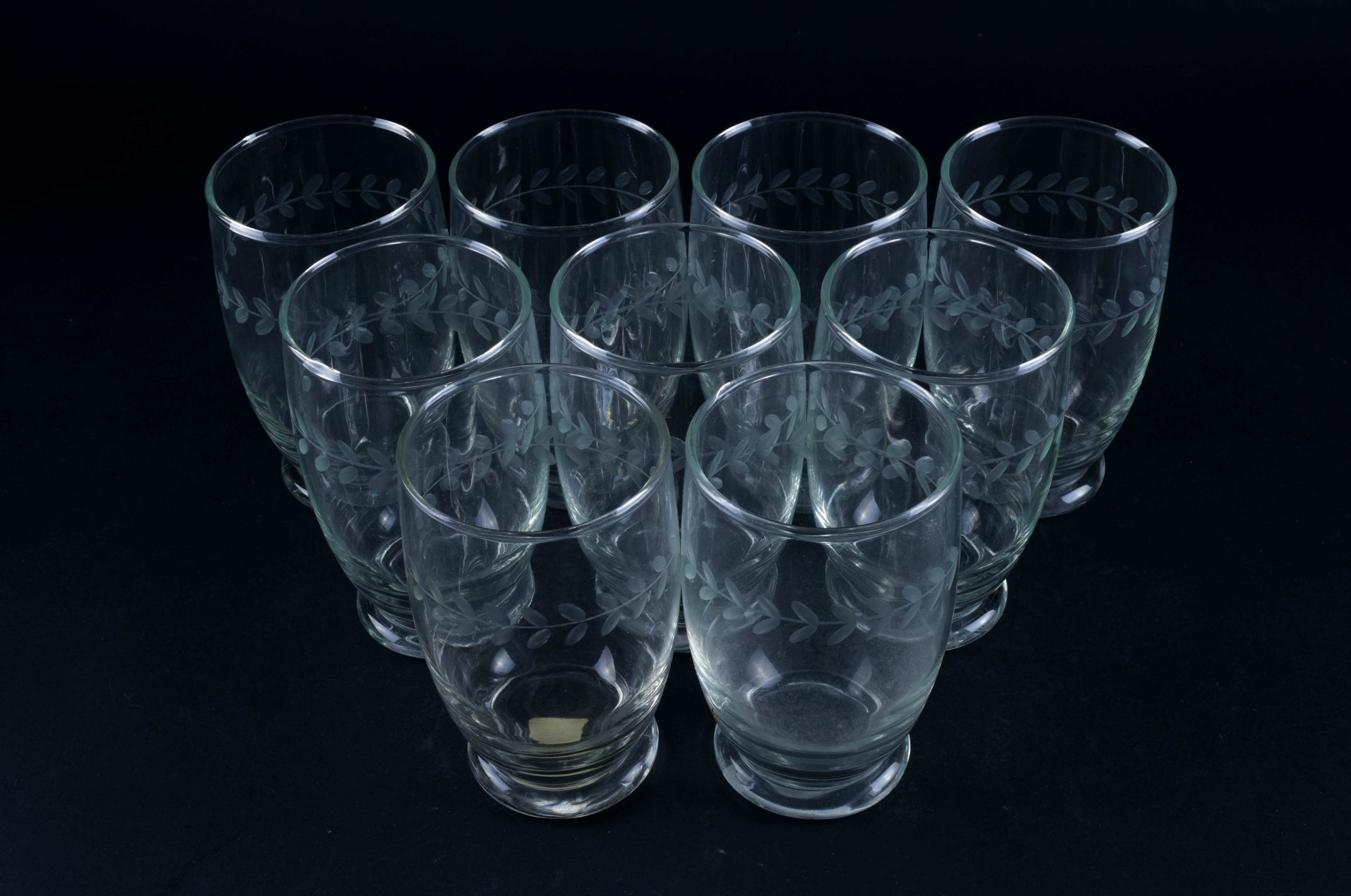 Cut Glass Rocks Glasses
