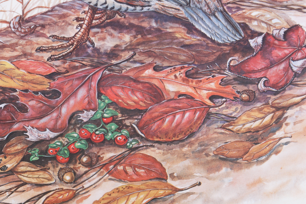 Anne Worsham Richardson Signed and Numbered "Bobwhite" Print