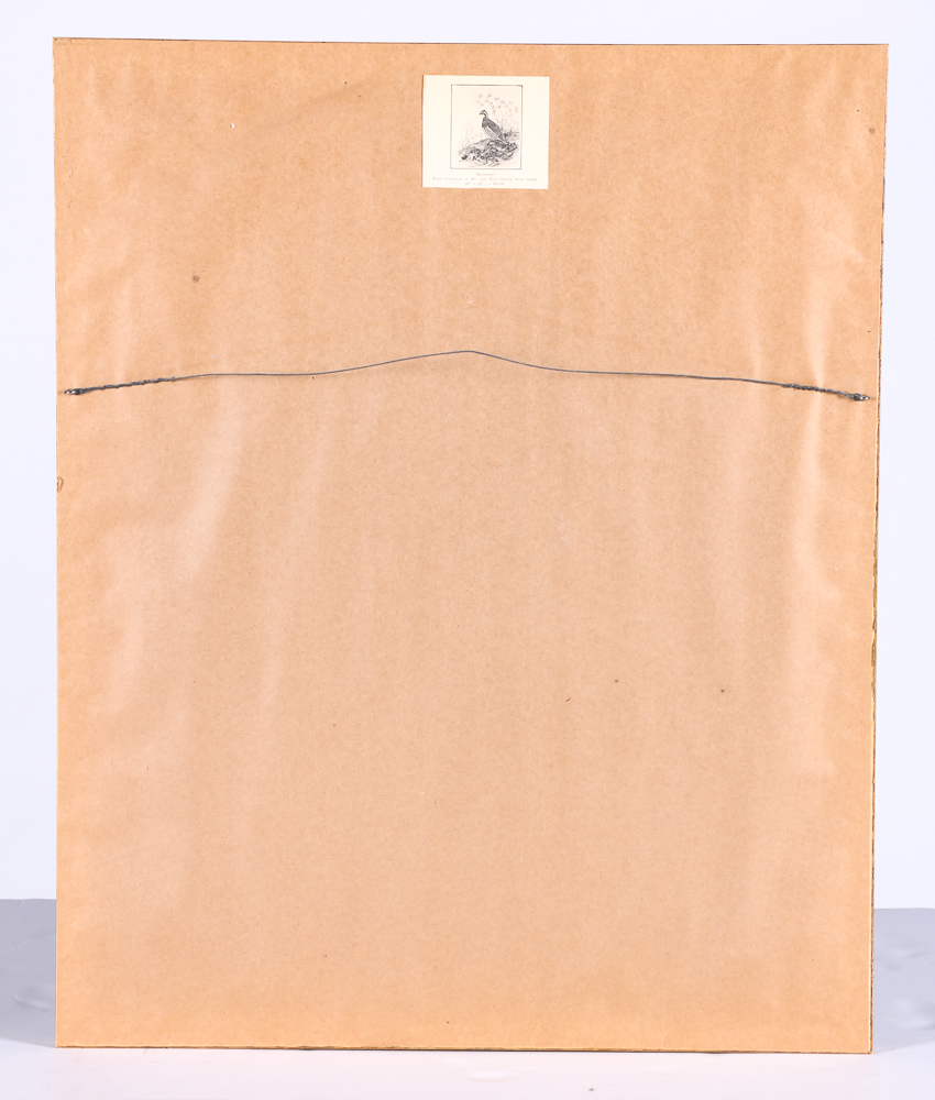 Anne Worsham Richardson Signed and Numbered "Bobwhite" Print