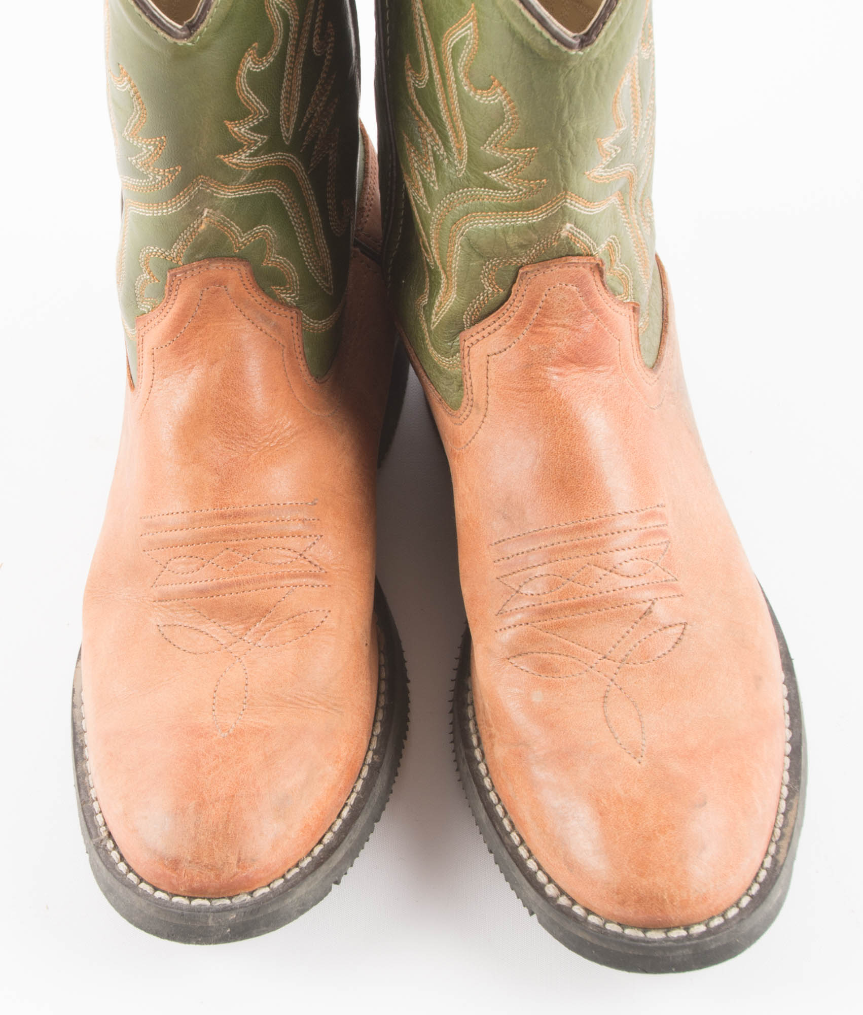Old West Leather Cowboy Boots