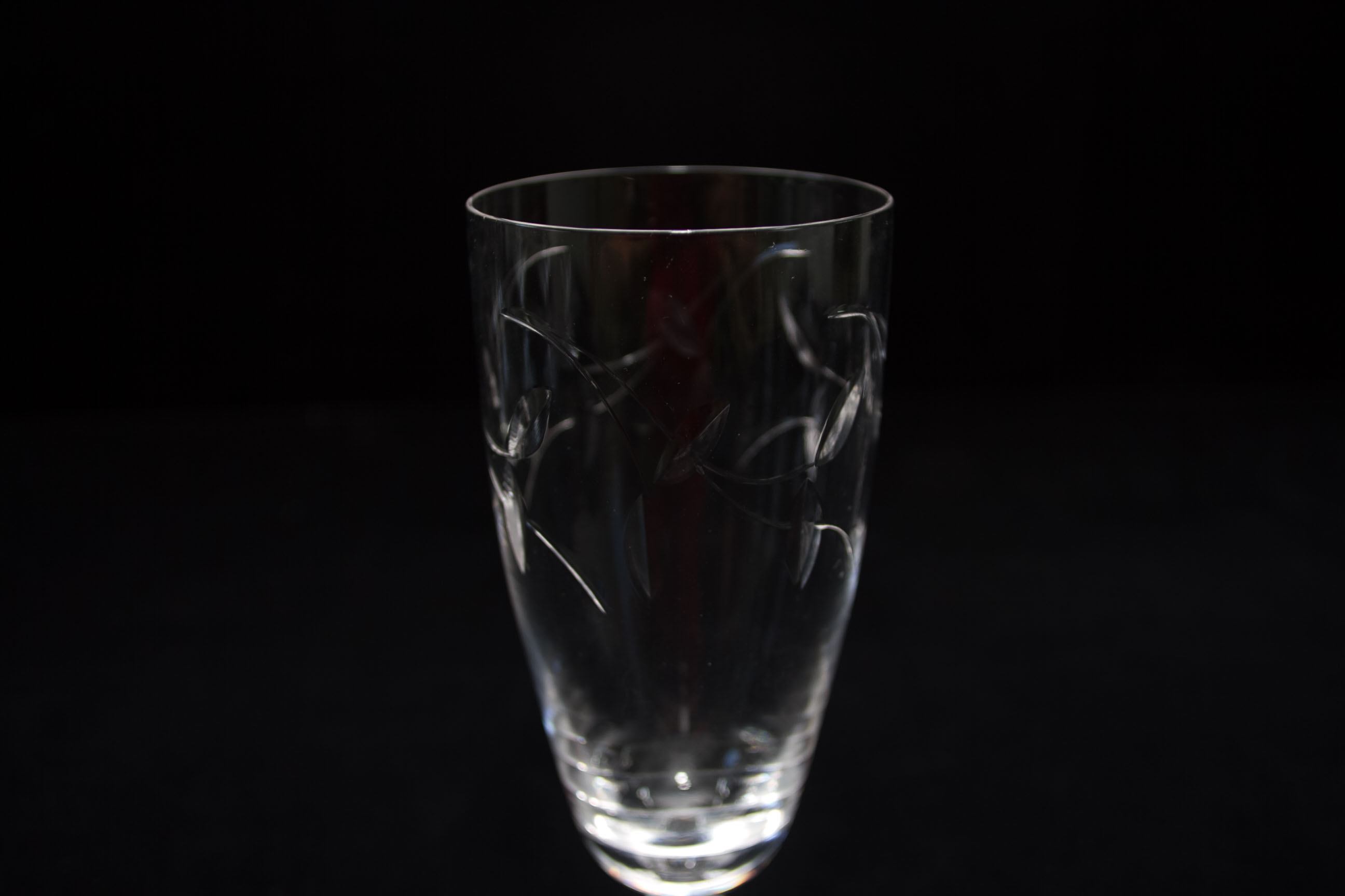 Vintage Etched Glass Stemware